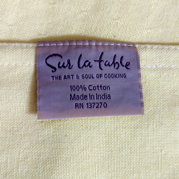 YELLOW Placemats by Sur La Table - Picture 5 of 7